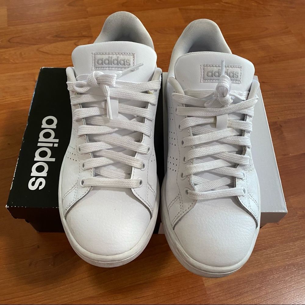 Adidas superstar white shoes